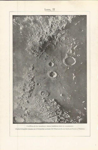 LAMINA ESPASA 36309: Cordillera de los Apeninos y Andes en la luna