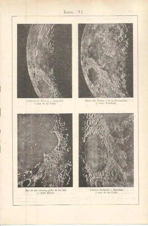 LAMINA ESPASA 36307: Mares y crateres de la luna