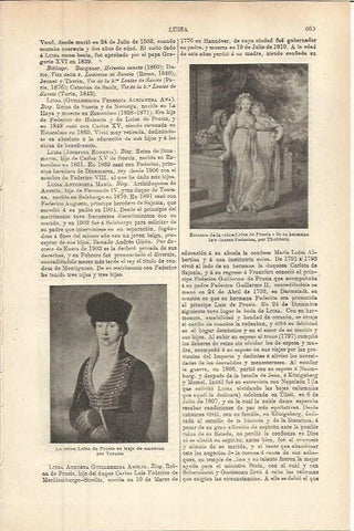 LAMINA ESPASA 36291: Retratos de Luisa de Prusia