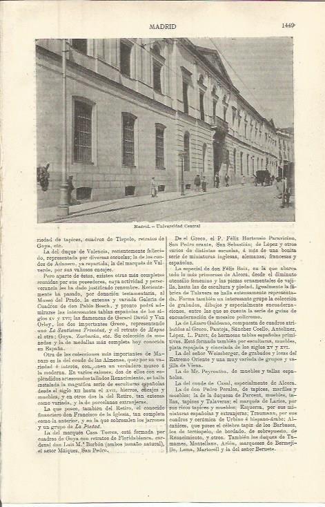 LAMINA ESPASA 36464: Universidad Central, Madrid