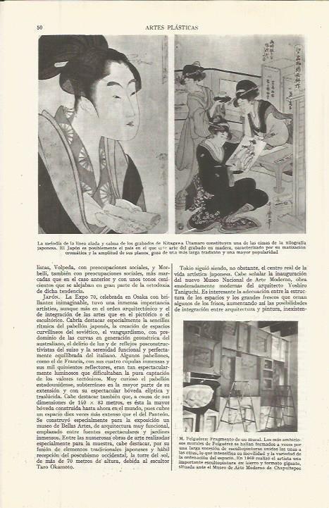 LAMINA ESPASA 36496: Grabados de Kitagawa