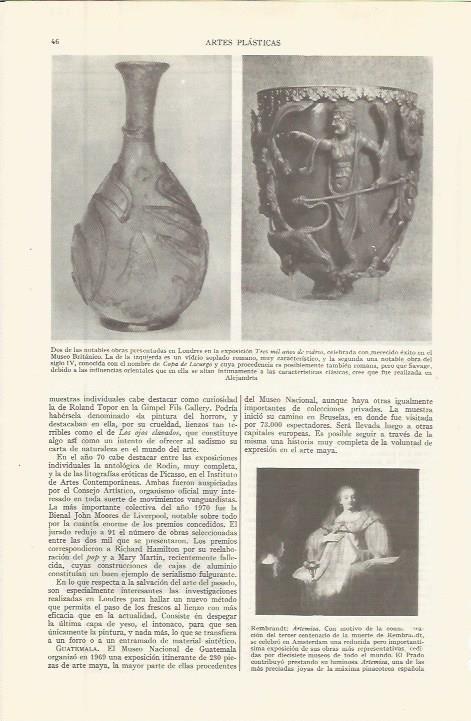 LAMINA ESPASA 36494: Obras de la exposicion Tres mil años de vidrio