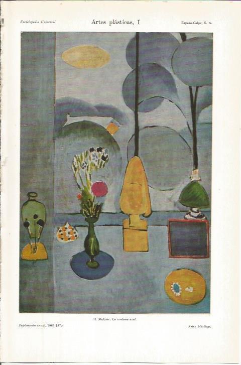 LAMINA ESPASA 36487: La ventana azul, por H. Matisse