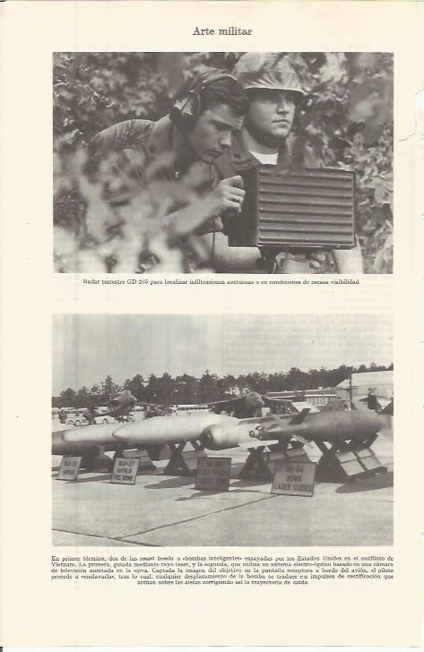 LAMINA ESPASA 36480: Radar terrestre GD-205 y smart bombs