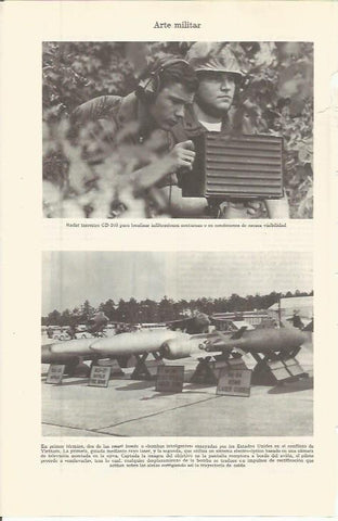 LAMINA ESPASA 36480: Radar terrestre GD-205 y smart bombs