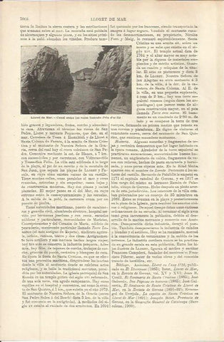 LAMINA ESPASA 36375: Rocas en Lloret de Mar, Girona