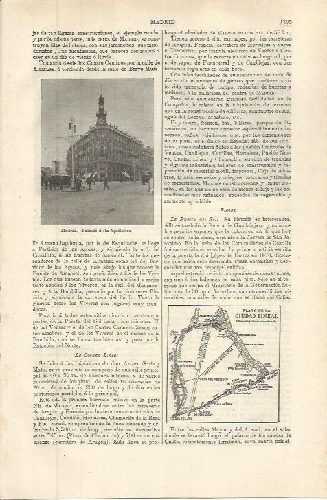 LAMINA ESPASA 36435: Palacio de la Equitativa en Madrid