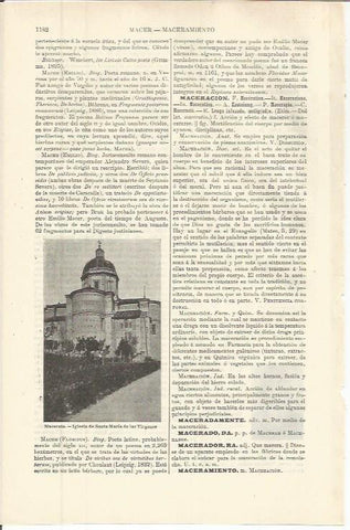 LAMINA ESPASA 36393: Iglesia de Macerata,Italia