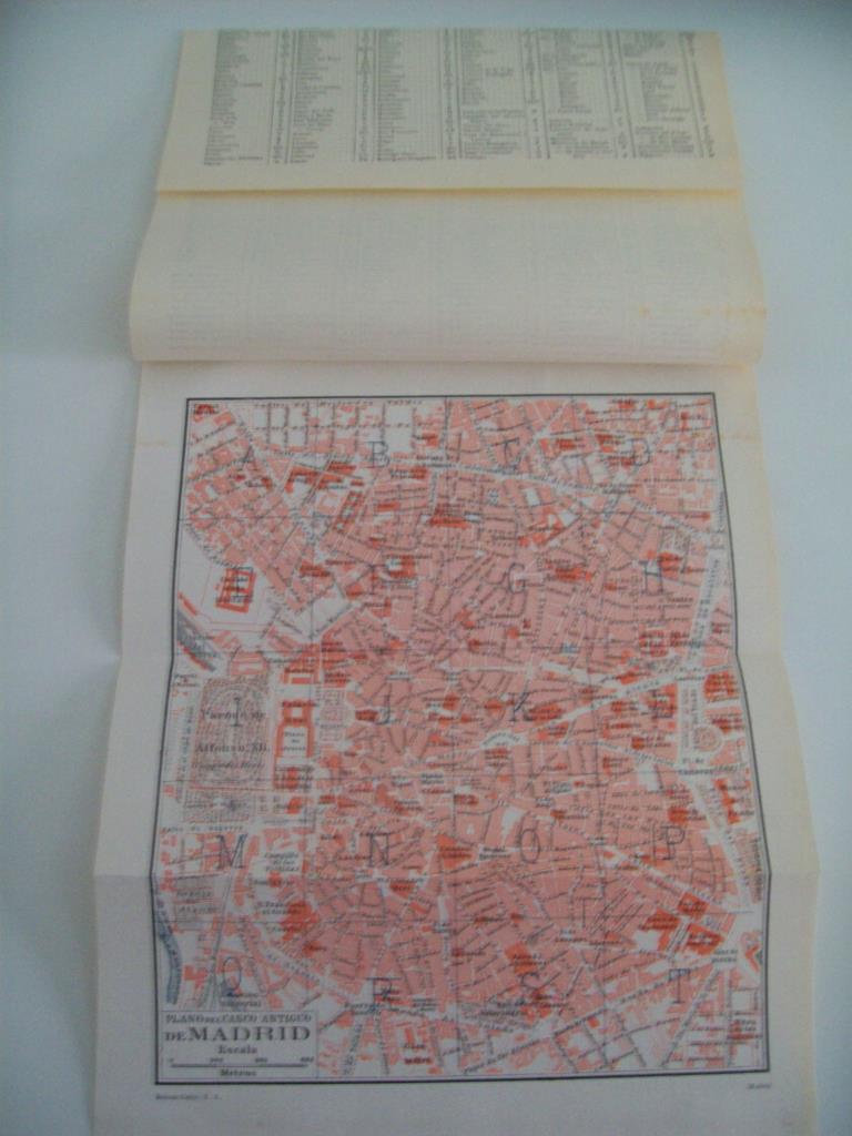 LAMINA ESPASA 36436: Plano del centro de Madrid