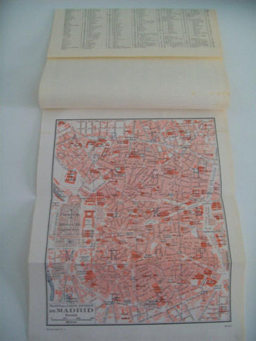 LAMINA ESPASA 36436: Plano del centro de Madrid