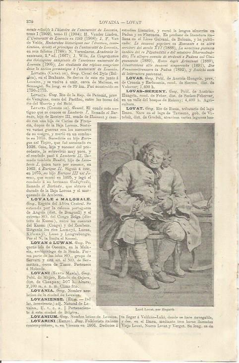 LAMINA ESPASA 36412: Lord Lovat, por Hogarth