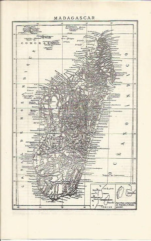 LAMINA ESPASA 36406: Mapa de Madagascar