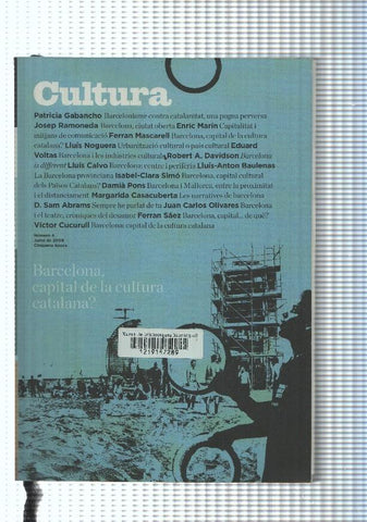 Cultura numero 04, juliol 2009. Barcelona, capital de la cultura catalana