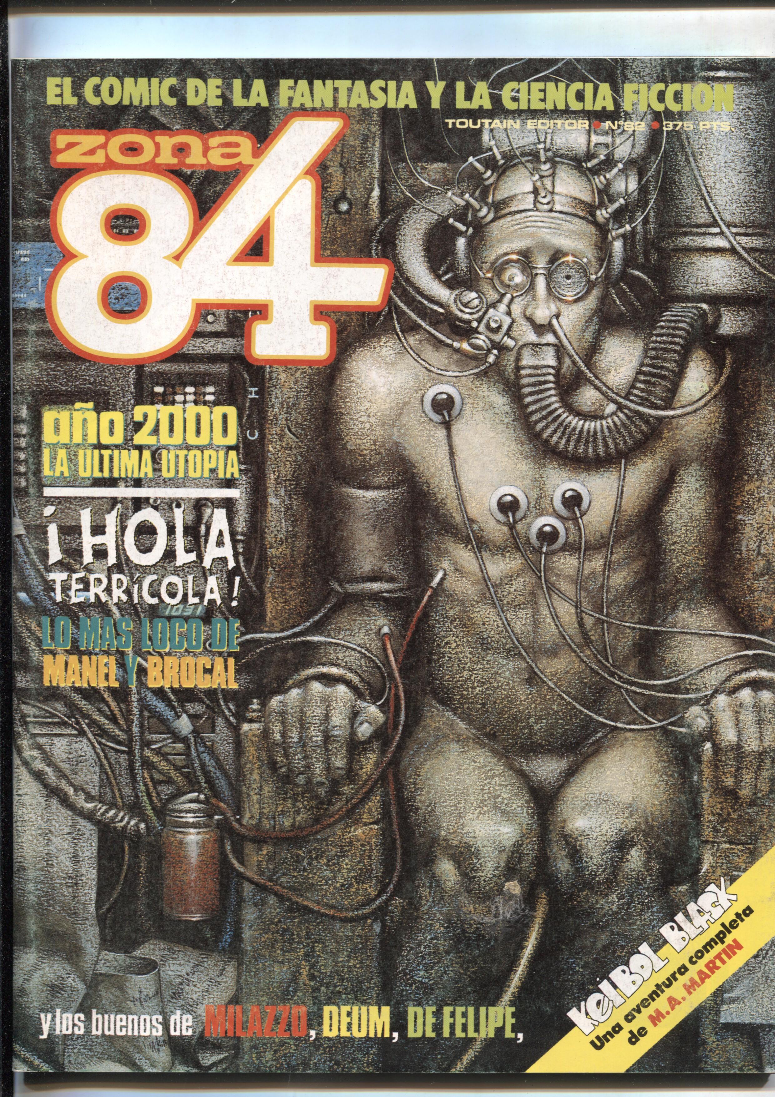 Zona 84 revista numero 82: Region extranjera de Dionnel y Deum, Perlas esmeraldas y rubies de corben