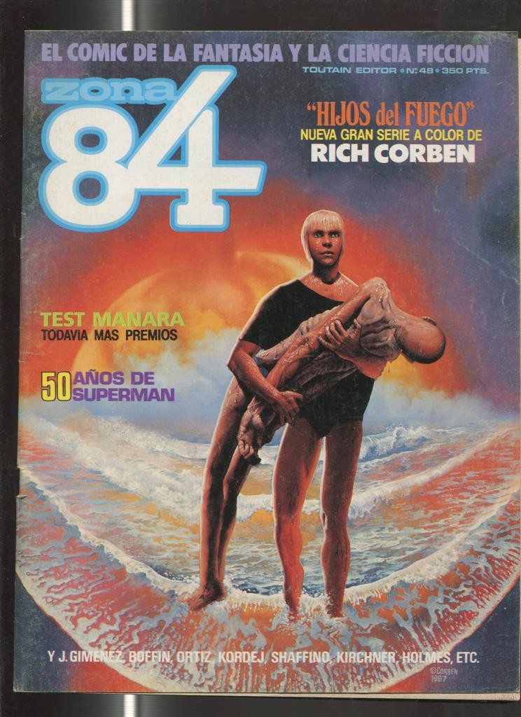 Zona 84 volumen 48: Hijos del fuego de Richard Corben