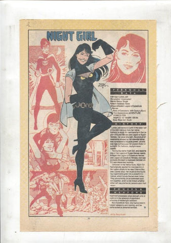 Ficha personaje DC Comics numero 002: Night Girl y Night Force