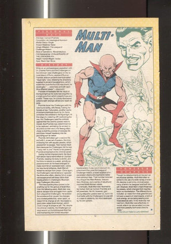 Ficha personaje DC Comics numero 009: Multiman y Mother Box