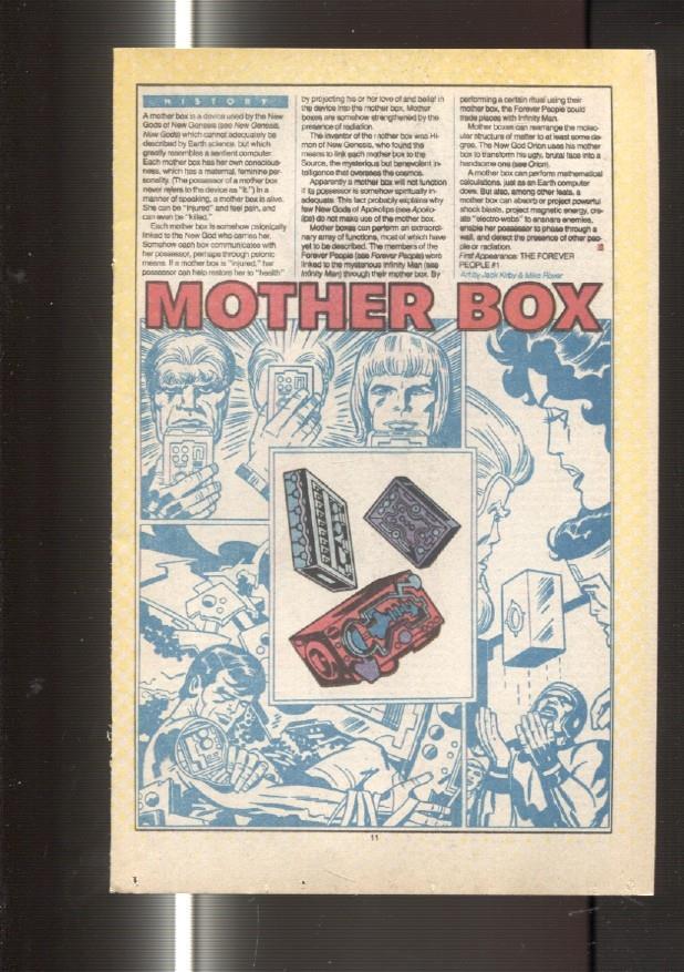 Ficha personaje DC Comics numero 009: Multiman y Mother Box