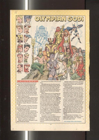 Ficha personaje DC Comics numero 016:  Olympian Gods y Ocean Master