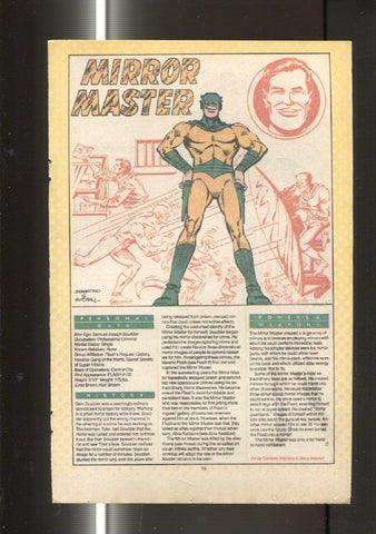 Ficha personaje DC Comics numero 027: Miss Liberty y Mirror Master