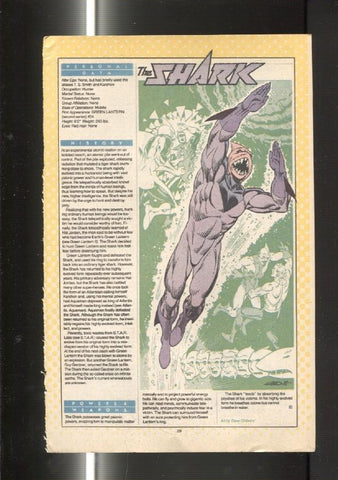 Ficha personaje DC Comics numero 046: Shazam y The Shark