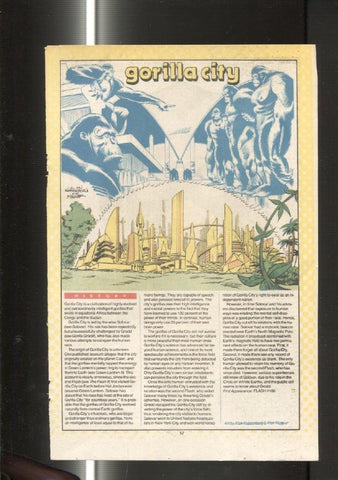 Ficha personaje DC Comics numero 048: Gorilla Grodd y Gorilla City