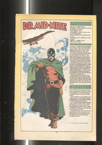 Ficha personaje DC Comics numero 059: Dr. Occult y Dr. Mid-Nite