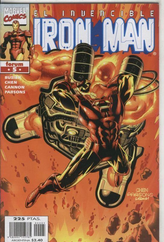 Planeta: Iron Man volumen 4: Heroes Return numero  05: Dentro del fuego