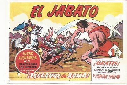 Ficha tebeo 6253: El Jabato. Esclavos de Roma