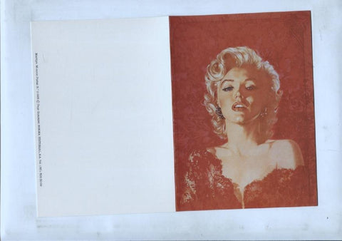 Postal/Tarjeta felicitacion Marilyn Monroe de Pepe Gonzalez  (con sobre adicional correos)