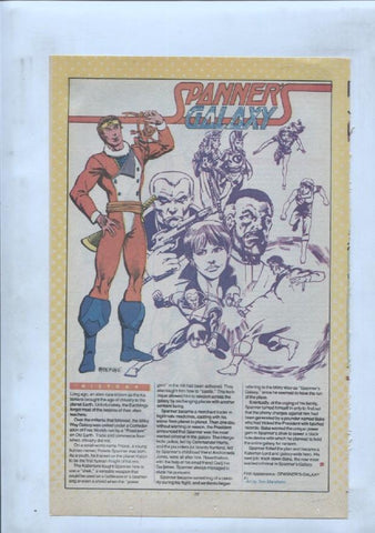 Ficha personaje DC Comics numero 094: The Space Ranger y Spanners Galaxy
