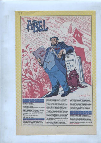 Ficha personaje DC Comics numero 097: Abel y Abnegazar, Rath & Ghast