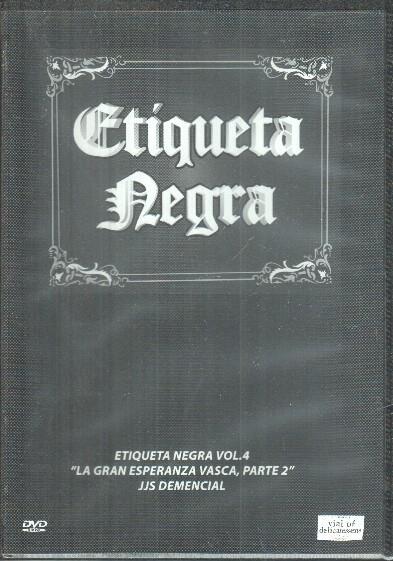 DVD: Etiqueta Negra Vol. 4 "La Gran esperanza Vasca, Parte 2" (Precintado)