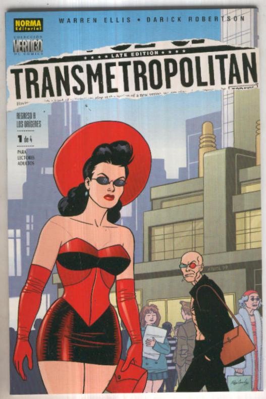 Norma: Coleccion Vertigo No.188: TRANSMETROPOLITAN - Regreso a los origenes No.01