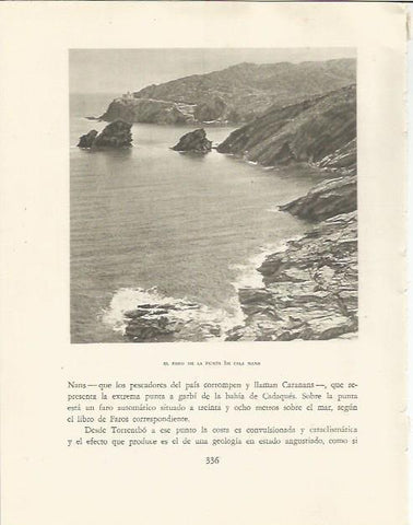 LAMINA 25241: Faro de la Cala Nans