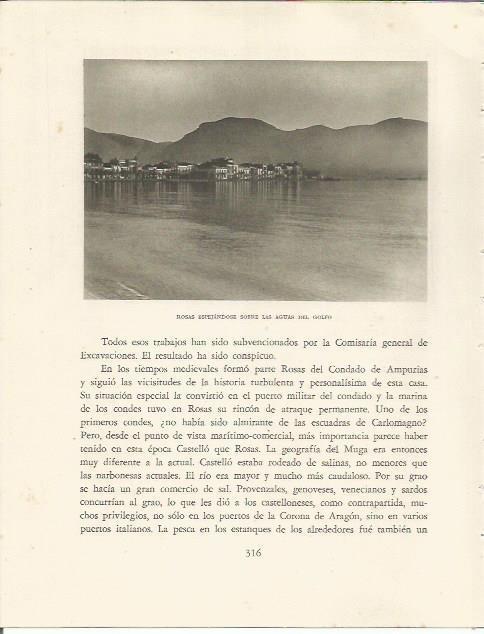 LAMINA 25231: Vista de Rosas, Girona