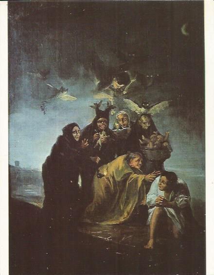 LAMINA 25274: El sortilegio, por Goya