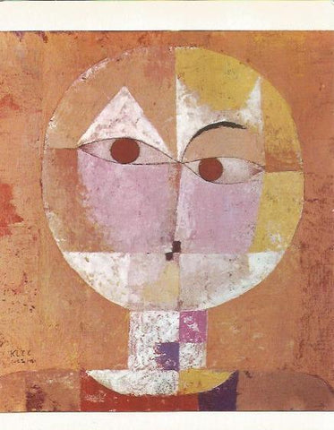LAMINA 25276: Casi anciano (Senecio), por P. Klee
