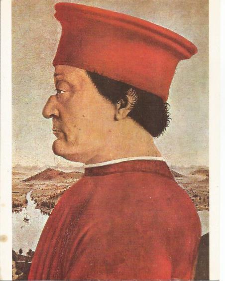LAMINA 25288: Retrato del Duque Federico de Montefeltro, por Piero della Francesca