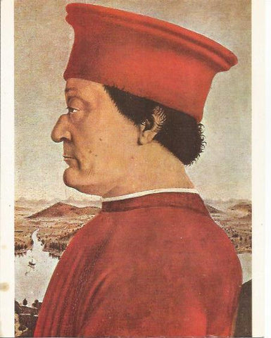 LAMINA 25288: Retrato del Duque Federico de Montefeltro, por Piero della Francesca