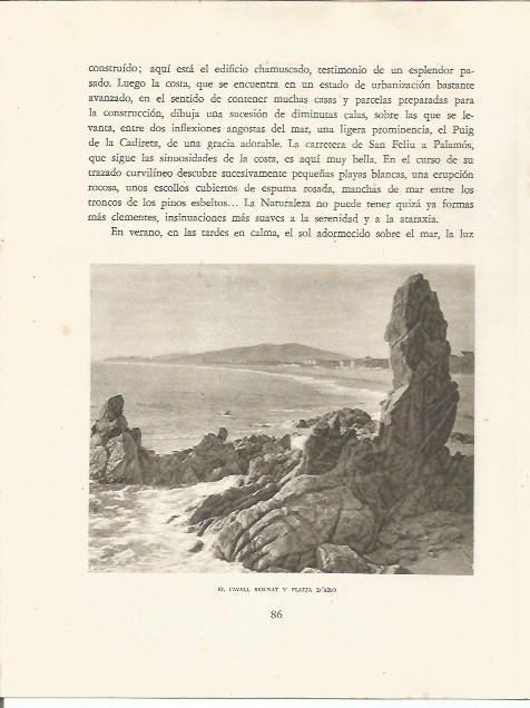 LAMINA 25121: El Cavall Bernat y Platja d'Aro