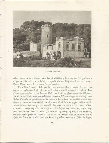 LAMINA 25124: Torre Valentina en Sant Antoni de Calonge