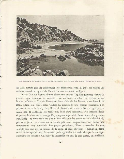 LAMINA 25136: Cala Estreta y playa de Cap de Planes