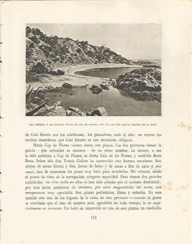 LAMINA 25136: Cala Estreta y playa de Cap de Planes