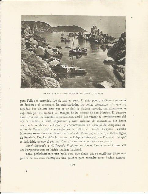 LAMINA 25138: Rocas de La Cadena entre Cap Roig y Cap Planes