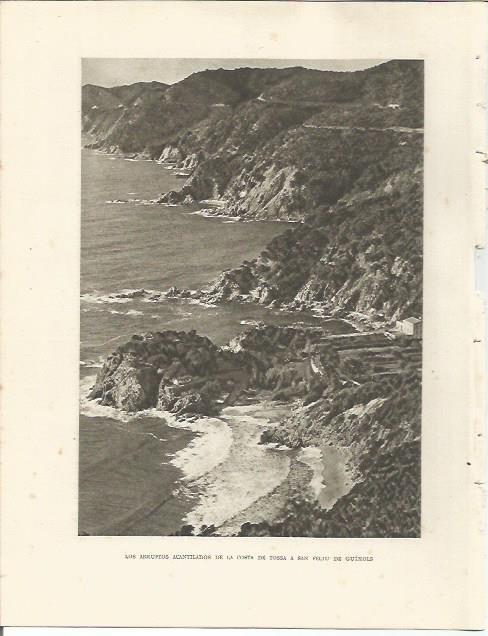 LAMINA 25105: Alcantilados entre Tossa y Sant Feliu de Guixols
