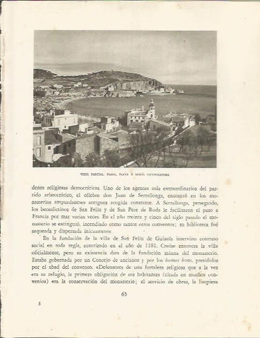 LAMINA 25112: Vista parcial de Sant Feliu de Guixols