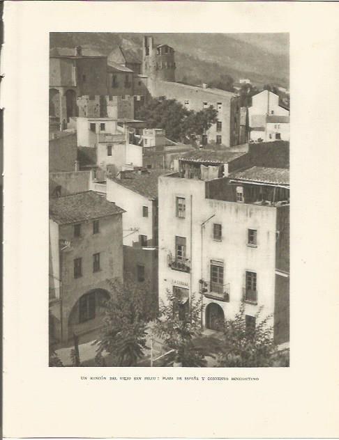 LAMINA 25114: Plaza y convento de Sant Feliu de Guixols