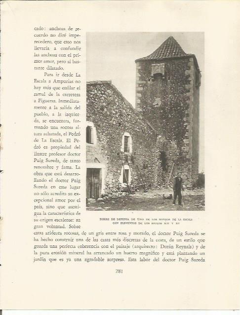 LAMINA 25204: Torre de defensa en L'Escala