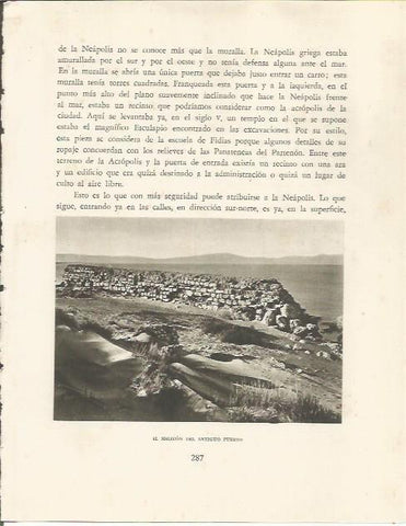 LAMINA 25207: Malecon del puerto de Empuries